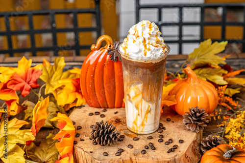 Quadro su tela autumn inspired drinks