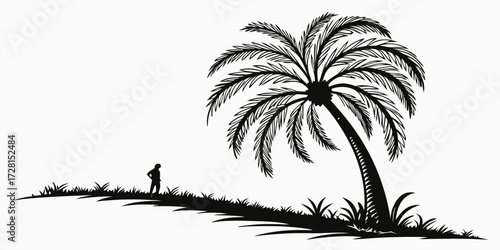 palm tree silhouette