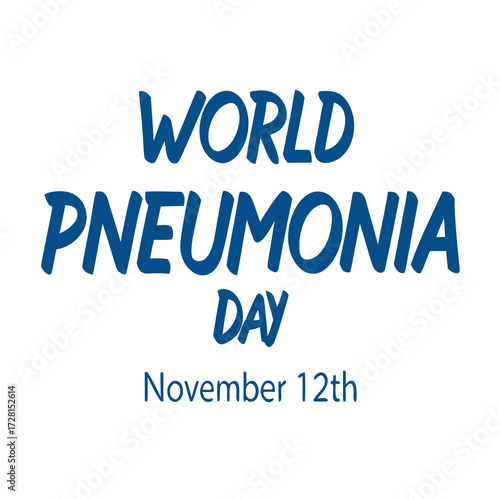 world pneumonia day