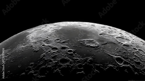 Explore a stunning high-resolution image of the moon’s surface, showcasing detailed craters, textures, and lunar landscape. Perfect for astronomy, science, and educational use.