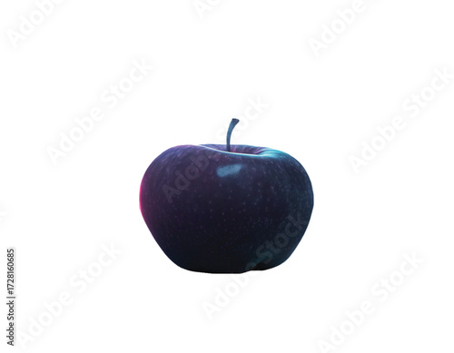 red apple isolated on white