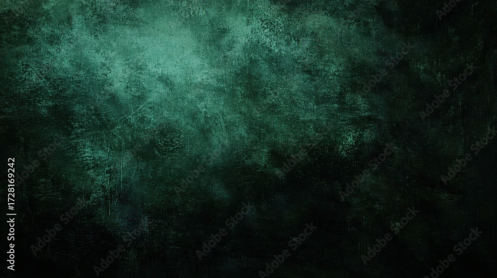 Fototapeta premium Dark green background elegant and grunge, vintage style for design projects. Ideal for digital and print media.