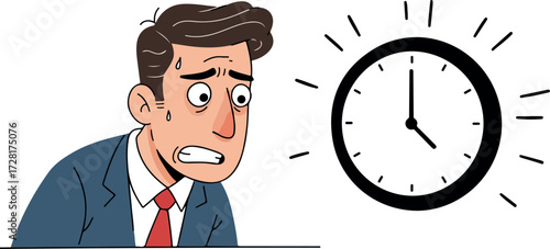 Mans Time Anxiety A Race Against the Clock.