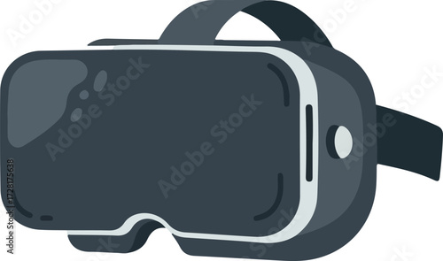 Modern virtual reality headset for immersive gaming and entertainment experiences.