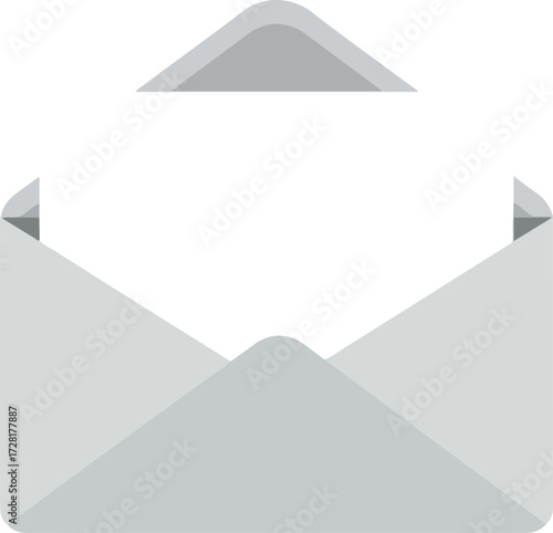 Open envelope with a letter inside ready for sending important message.