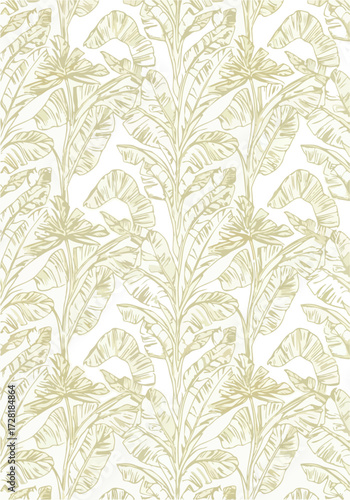 Floral pattern featuring stylized flowers and foliage in a repeating design.