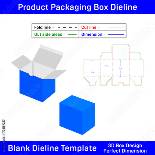 Tuck End  fan regulator Box Templates And 3d Design