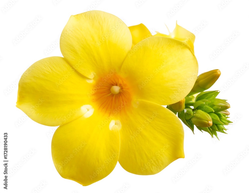 Fototapeta premium Bright yellow flower close-up
