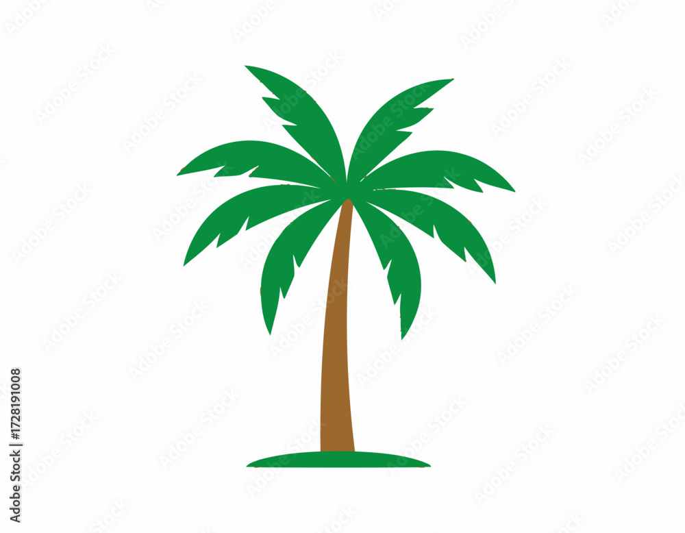 Obraz premium palm tree vector illustration