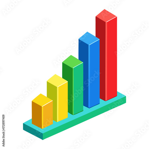 Free Download business graph on white background - GFXLoad