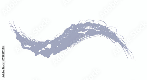 Abstract watercolor wave with dreamy colors and delicate lines, perfect for elegant design projects and artistic branding