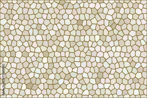 Orange mosaic stained glass abstract texture background