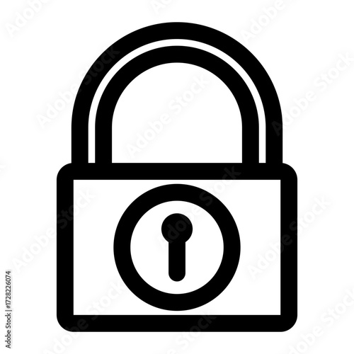 lock icon vector