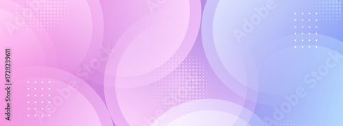 Soft pastel abstract background with overlapping circles and subtle dot patterns in pink and blue hues