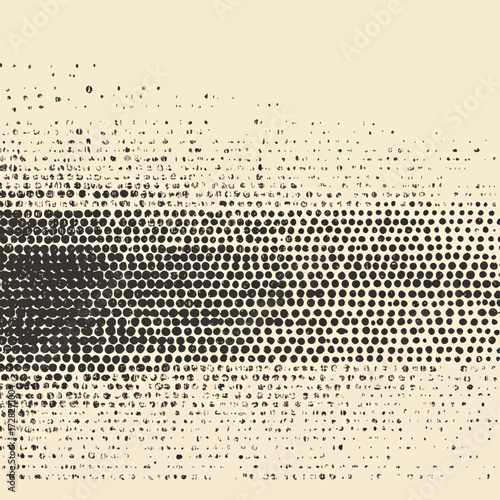 ドットとモザイクパターンが抽象的な背景を構成し、グラデーション効果を生み出しているクリエイティブなベクターデザイン。