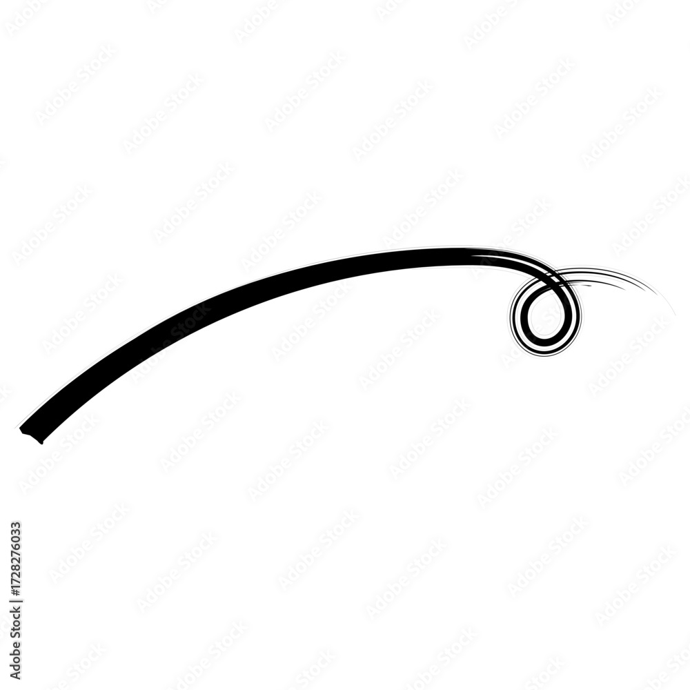 Naklejka premium Hand Drawn Brush Line