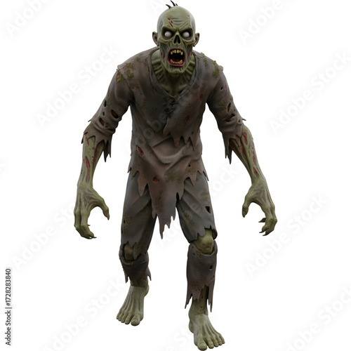 Creepy Zombie Reaching Out menacingly