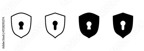 Security icon vector. protection sign and symbol. privacy. vpn