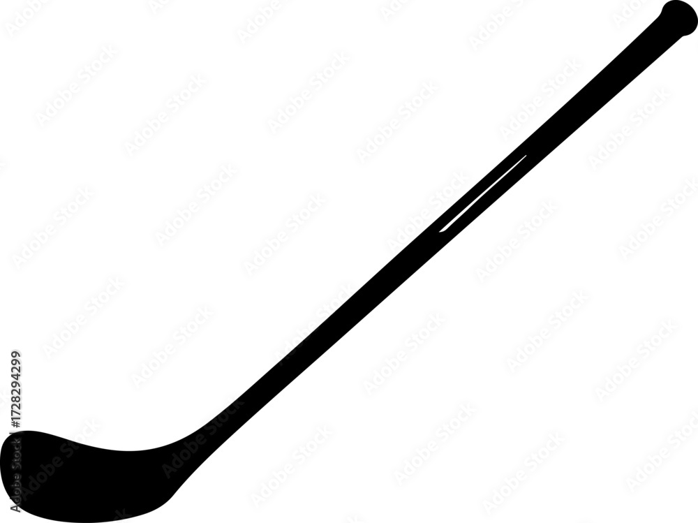 Naklejka premium hockey stick silhouette vector illustration