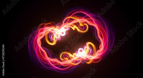 Abstract colorful light design