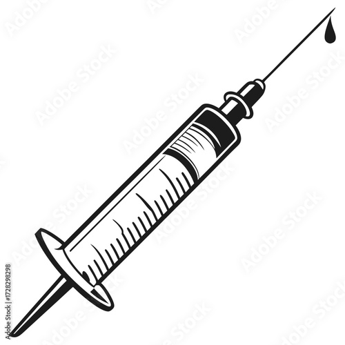 syringe with needle