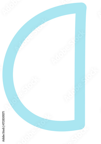blue frame for any text