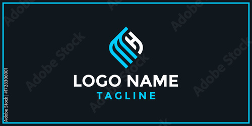 MH or MC growth logo design inspiration