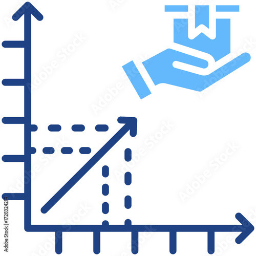 Supply Curve glyph color icon