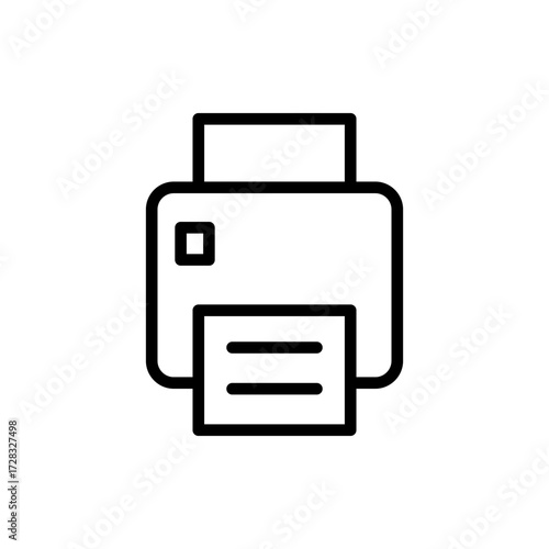 Print icon symbol for apps and websites. printer sign and symbol