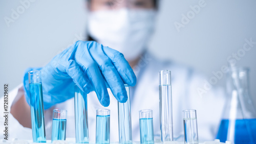 Obraz na plátně Professional doctor medical healthcare worker physician technician working resea