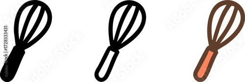 Kitchen Whisk Utensil for Baking and Cooking.
