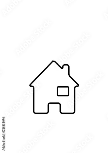 Haus mit Fenster