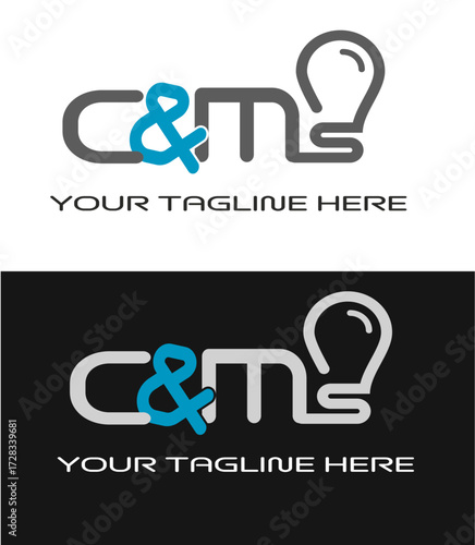 logo_designs_cm_electric_logo_full_editable
