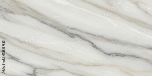 Elegant White Marble Texture with Subtle Grey Veins
