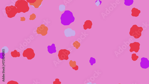 Abstract Colorful Artistic Background with Pink Red Orange and Purple Hues