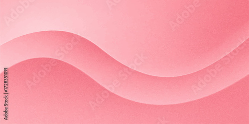 Abstract digital art background features soft pink waves and curves with a subtle gradient texture