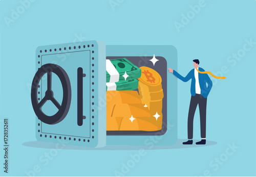 Business challenge, overcome difficulty or obstacle to achieve business success, effort, skill or aspiration to solve problem concept, ambitious businessman jump over hurdles to find higher obstacles.