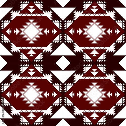 Abstract ethnic geometric pattern design for background or Wallpaper.