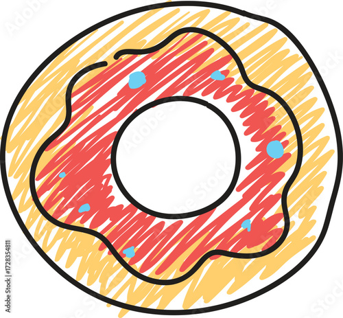 vector illustration of a  bread vector