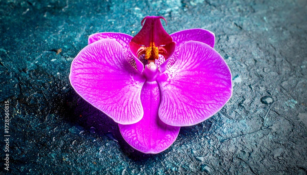 Fototapeta premium Close-up of vibrant pink orchid