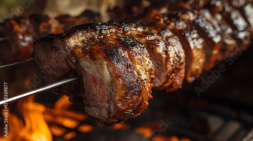 Meat durum beef food and drink bread spit roasted