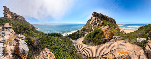 Panoramic View of Cape Seal in Plettenberg Bay, South Africa