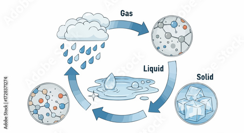 Understanding Phase Transitions A Visual Guide to States of Matter and Their Transformations