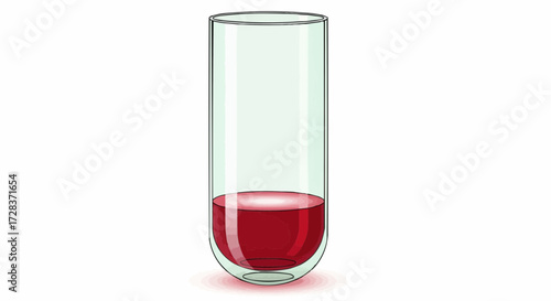 Blood Sample in Test Tube Scientific Research and Medical Analysis for Healthcare Professionals