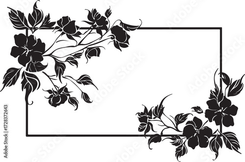 Decorative Frame Silhouette