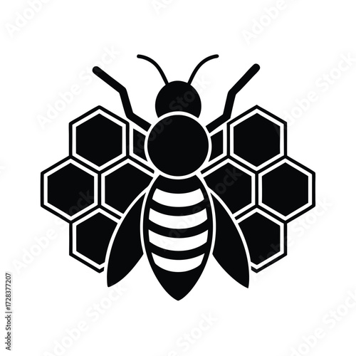 Bee Honeycomb Symbol