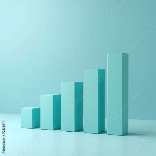 Free Download A vibrant blue bar chart displays various categories, each bar representing a different quantity, showcasing clear numerical values for easy comparison. - GFXLoad