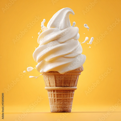 Soft serve ice cream generative AI