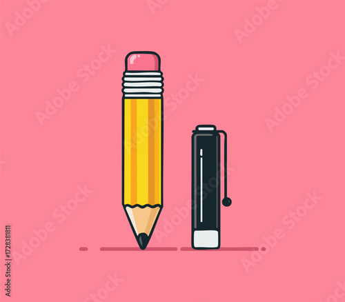 Pencil And Eraser