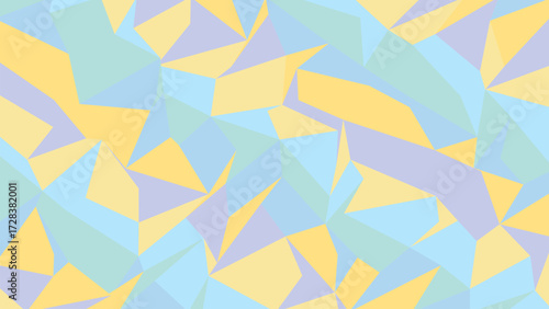 Geometric pastel background design with triangle and polygonal shapes design